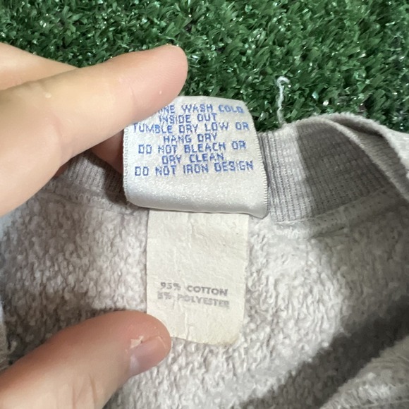 VTG Harvard University‎ Crewneck Sweatshirt Large Gray Reverse Weave USA 80s - Picture 5 of 12